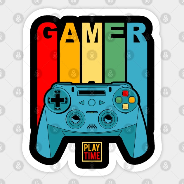 Retro Gamer Sticker by Made In Kush